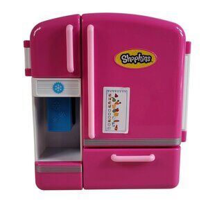 Shopkins So Cool Fridge Playset Replacement Refrigerator Has 1 Sticker on Door